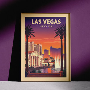 Vintage Las Vegas Nevada Poster