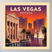Vintage Las Vegas Nevada Poster (Voorkant)