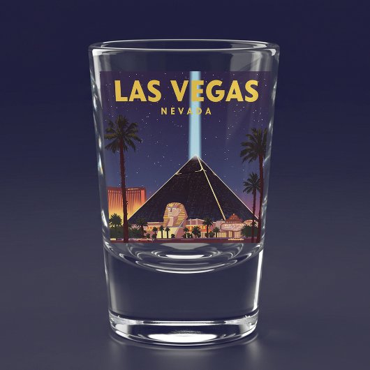 Vintage Las Vegas Nevada Shot Glas