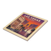 Vintage Las Vegas Nevada Tegeltje (Zijkant)