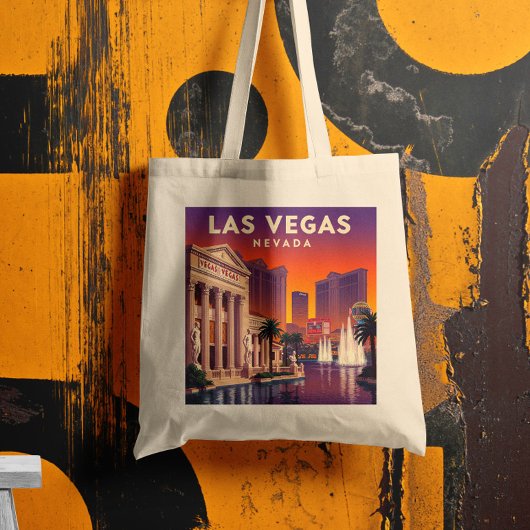 Vintage Las Vegas Nevada Tote Bag