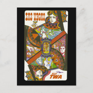 Vintage Las Vegas Travel Briefkaart
