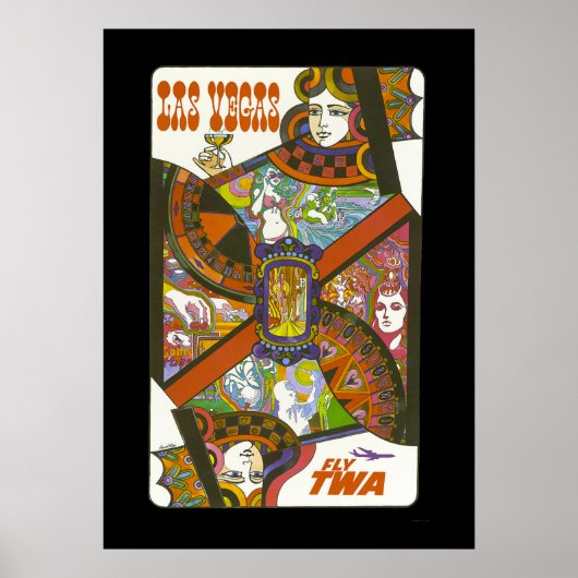 Vintage Las Vegas Travel Poster (Voorkant)