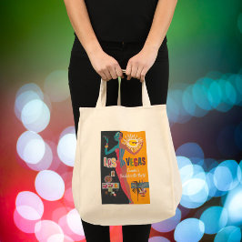 Vintage Las Vegas vrijgezellenfeestje  Tote Bag