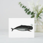Vintage Laughing Whale Briefkaart (Staand voorkant)
