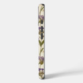 Vintage Lavendel Herbarium Botanische iPhone Hoes (Achterkant / Links)