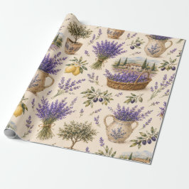vintage lavendel inpakpapier 