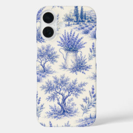 vintage lavendel iPhone 16 hoesje