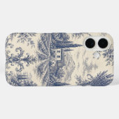 vintage lavendel iPhone 16 hoesje (Achterkant (horizontaal))
