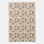 Vintage Lavendel Nostalgie Keukendoek Theedoek (Verticaal)