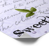 Vintage lavender Collage poster (Hoek)