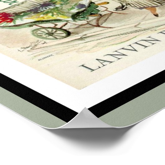 Vintage Lavin Parfums Advertisement Poster (Hoek)