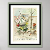 Vintage Lavin Parfums Advertisement Poster (Voorkant)