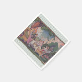 Vintage Lawn Gathering Cocktail Napkins Servet (Hoek)