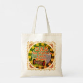 Vintage Lawn Mower Tote Bag (Achterkant)