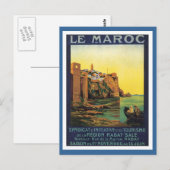 Vintage Le Maroc Marokko Briefkaart (Voorkant / Achterkant)
