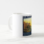 Vintage Le Maroc Marokko Koffiemok (Voorkant links)