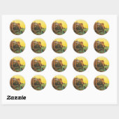 Vintage Le Maroc Marokko Ronde Sticker (Vel)