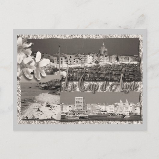 Vintage, Le pet d'Agde Briefkaart (Voorkant)