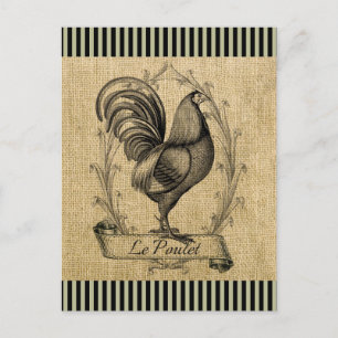 Vintage Le Poulet Briefkaart