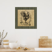 Vintage Le Poulet Poster (Keuken)