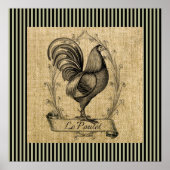 Vintage Le Poulet Poster (Voorkant)