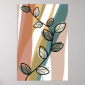 Vintage Leaves Art Poster (Voorkant)