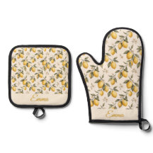 Vintage Lemon Blossom – Elegante Botanische Citroe