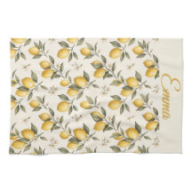Vintage Lemon Blossom – Elegante Botanische Citroe