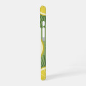 Vintage Lemon Sun Pattern iPhone 16 Hoesje (Linkerkant)