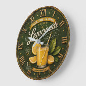 Vintage Lemonade Rustic Fresh Lemon Farmhouse Grote Klok (Hoek)