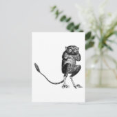 Vintage Lemur Briefkaart (Staand voorkant)