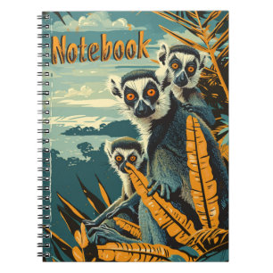 Vintage Lemur Notitieboek
