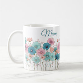 Vintage lente bloemen voor mama koffiemok