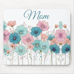 Vintage lente bloemen voor mama muismat