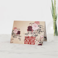 Vintage Lente Dubbel Geluk/Chinese Bruiloft