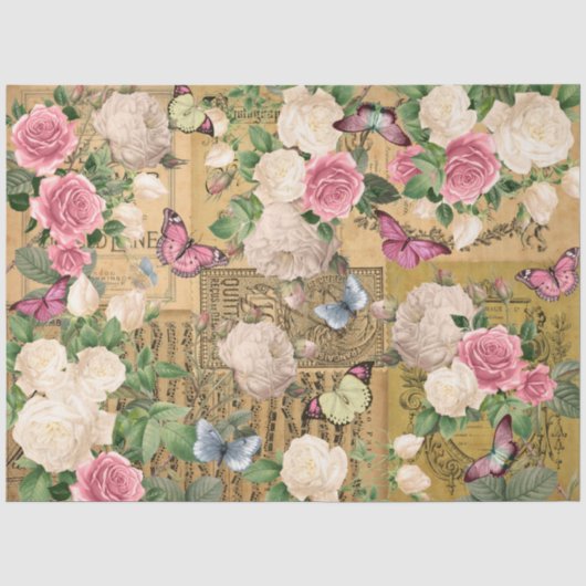 vintage lente tissuepapier (Voorkant)