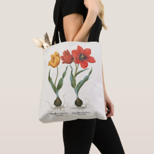 Vintage Lente Tulpen Bloemen door Basilius Besler Tote Bag
