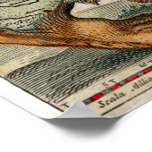 Vintage Leo Belgicus Map Poster (Hoek)