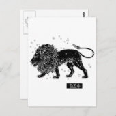 Vintage Leo Briefkaart (Voorkant / Achterkant)