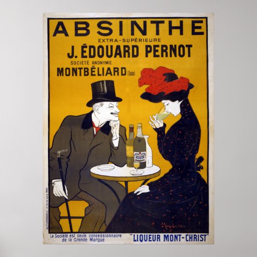 Vintage Leonetto Cappiello Absinthe Ad Poster (Voorkant)