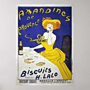 Vintage Leonetto Cappiello-koekjes en Poster