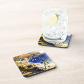 Vintage Levanto Genova Italië Toerisme Bier Onderzetter (Rechterzijde)