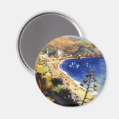 Vintage Levanto Genova Italië Toerisme Magneet (Voorkant / Achterkant)