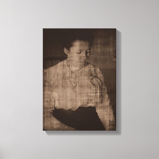 Vintage lezen canvas afdruk (Voorkant)