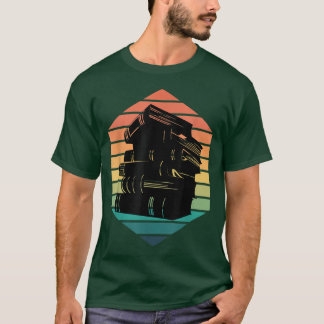 Vintage lezen voor mannen Boek Loveralfabetisme T-shirt