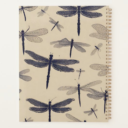 Vintage Libelle Planner (Achterkant)