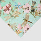 Vintage Libellen Serie Design 11 Tissuepapier (Detail)