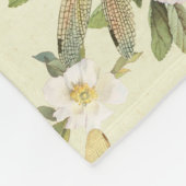 Vintage Libellen Serie Design 14 Fleece Deken (Hoek)
