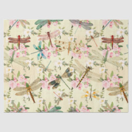 Vintage Libellen Serie Design 14 Tissuepapier